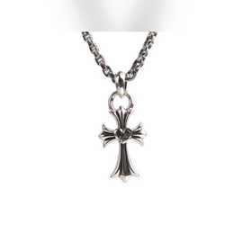 Chrome Hearts Новое ожерелье с крестом в форме сердца Доступны тр
