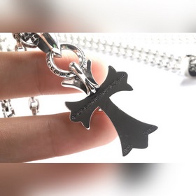 Chrome Hearts Новое ожерелье с крестом в форме сердца Доступны тр
