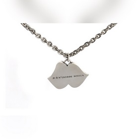 Chrome Hearts Matty золотой зуб на цепочке с буквами