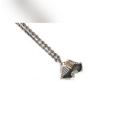 Chrome Hearts Matty золотой зуб на цепочке с буквами