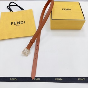 Новая модель на официальном сайте Fendi, 2,0 см, двусторонняя кож