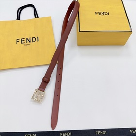 Новая модель на официальном сайте Fendi, 2,0 см, двусторонняя кож