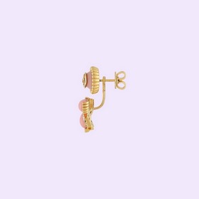Gucci ретро-серьги с бусинами, круглым замком и двойным логотипом