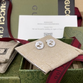 Gucci серьги с двойным G
