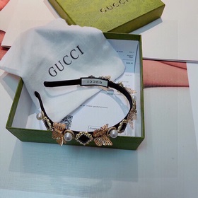 Gucci Классическая новая ретро-повязка на голову однотонного цвет