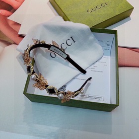 Gucci Классическая новая ретро-повязка на голову однотонного цвет