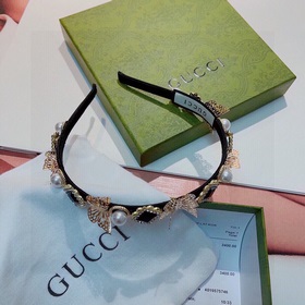 Gucci Классическая новая ретро-повязка на голову однотонного цвет