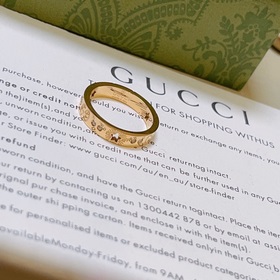 Новейшие модели колец Gucci более высокого качества, такие же, ка