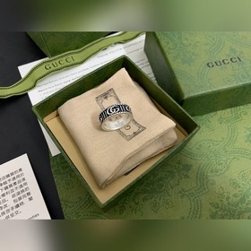 Gucci, новая модель [Цвет] [Цвет] Кольцо с двойной полоской G, р