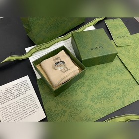 Gucci, новая модель [Цвет] [Цвет] Кольцо с двойной полоской G, р