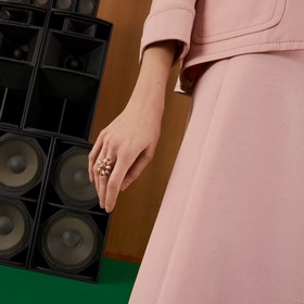 Новое кольцо с двойным G-образным узором, GUCCI, три кольца, ориг