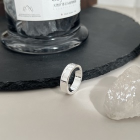 Gucci 925 серебряное кольцо с двойным G в новом дизайне Ширина 6 
