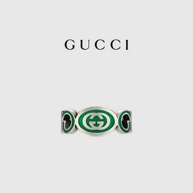 [Подарок] [Новинка] GUCCI Гуччи, кольцо с двойным G для женщин и 