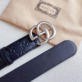 Классическая модель Gucci, двусторонняя кожа теленка с тиснением 