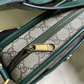 Мини-рюкзак из ткани GG Mini. Кожаные аксессуары Gucci в формате 
