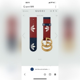 Gucci  Ширина 4,0 см Новая модель Второй раздел коллекции Adida