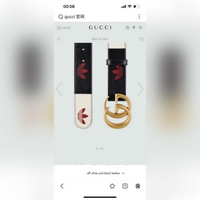 Gucci  Ширина 4,0 см Новая модель Второй раздел коллекции Adida