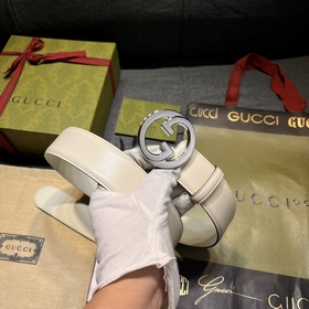Gucci, ширина 4,0 см, натуральная кожа теленка, новая модная колл