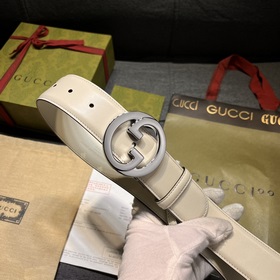 Gucci, ширина 4,0 см, натуральная кожа теленка, новая модная колл