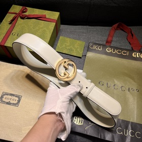 Gucci, ширина 4,0 см, натуральная кожа теленка, новая модная колл