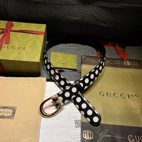 Gucci, ширина 4,0 см, импортная телячья кожа, новая модель, отраж