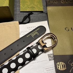 Gucci, ширина 4,0 см, импортная телячья кожа, новая модель, отраж