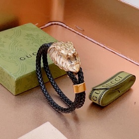 Новейшая модель браслета Gucci, изготовленная вручную из кожи пер