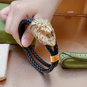 Новейшая модель браслета Gucci, изготовленная вручную из кожи пер