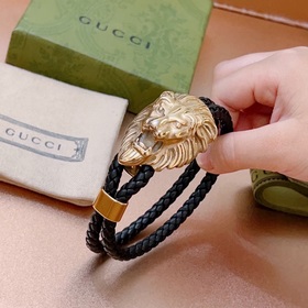 Новейшая модель браслета Gucci, изготовленная вручную из кожи пер