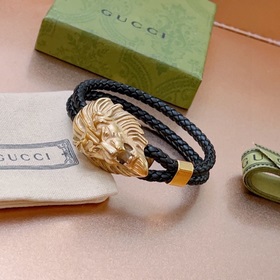 Новейшая модель браслета Gucci, изготовленная вручную из кожи пер