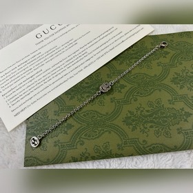 Gucci Браслет с двойным логотипом G Длина： 16-18-20-22 см
