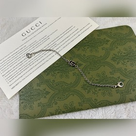 Gucci Браслет с двойным логотипом G Длина： 16-18-20-22 см