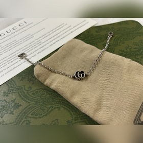 Gucci Браслет с двойным логотипом G Длина： 16-18-20-22 см
