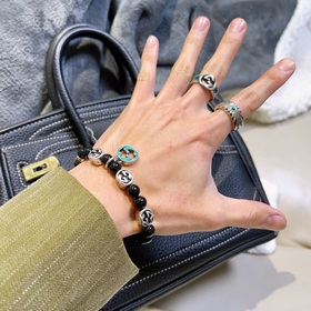Браслет Gucci для мужчин и женщин, новейшая модель из натуральног