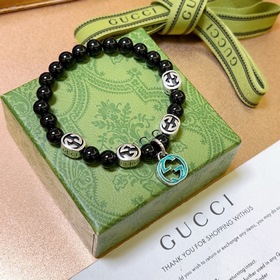 Браслет Gucci для мужчин и женщин, новейшая модель из натуральног