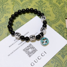 Браслет Gucci для мужчин и женщин, новейшая модель из натуральног