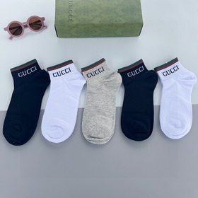 (5 пар в коробке) Gucci ins очень популярные мужские носки, из чи