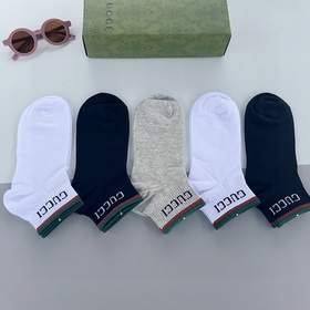 (5 пар в коробке) Gucci ins очень популярные мужские носки, из чи