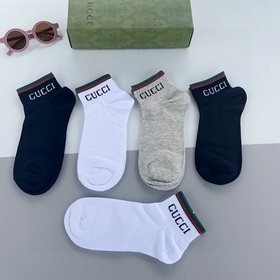 (5 пар в коробке) Gucci ins очень популярные мужские носки, из чи