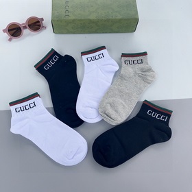 (5 пар в коробке) Gucci ins очень популярные мужские носки, из чи