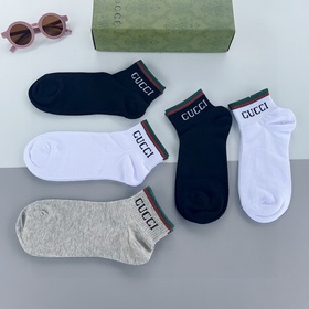 (5 пар в коробке) Gucci ins очень популярные мужские носки, из чи