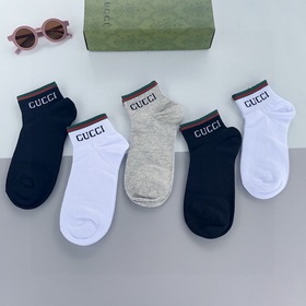 (5 пар в коробке) Gucci ins очень популярные мужские носки, из чи
