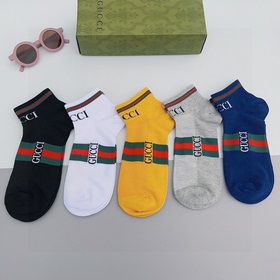 (5 пар в коробке) Gucci ins очень популярные мужские носки, из чи