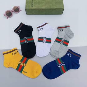 (5 пар в коробке) Gucci ins очень популярные мужские носки, из чи