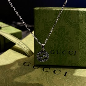 Сцепление Gucci Маленькое ожерелье с гравировкой Double G