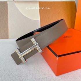 Hermes Оригинальный ремень Hermes, ширина 3,8 см, импортная кожа,