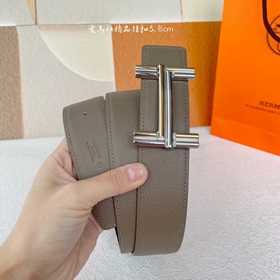 Hermes Оригинальный ремень Hermes, ширина 3,8 см, импортная кожа,