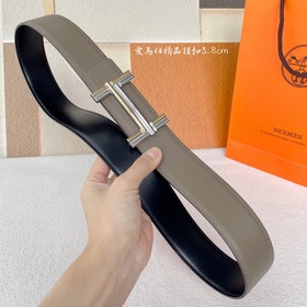 Hermes Оригинальный ремень Hermes, ширина 3,8 см, импортная кожа,