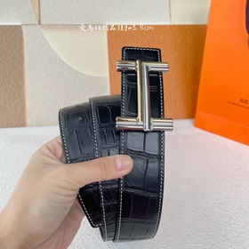Hermes Оригинальный ремень Hermes, ширина 3,8 см, импортная кожа,