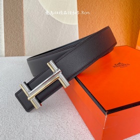 Hermes Оригинальный ремень Hermes, ширина 3,8 см, импортная кожа,
